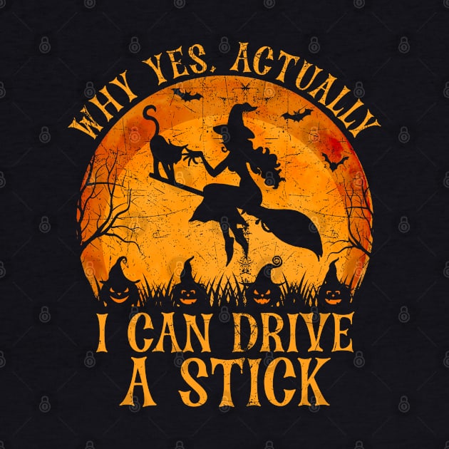 Why Yes Actually I Can Drive A Stick Vintage by DragonTees